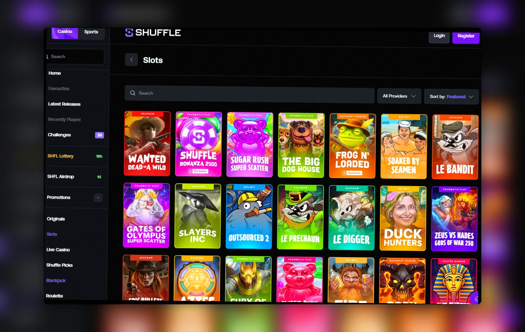 Shuffle Casino slots Deutschland